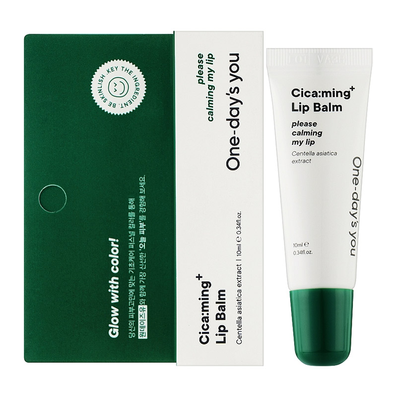 Успокаивающий бальзам для губ с центеллой One-Days You Cica:ming Lip Balm 10мл Успокаивающий бальзам для губ с центеллой One-Days You Cica:ming Lip Balm 10мл