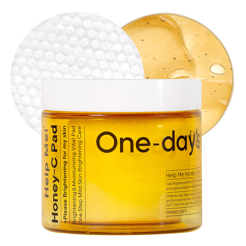 Питательные тонер-пэды с экстрактом прополиса One-Days You Help Me Honey-C Pad 60шт Питательные тонер-пэды с экстрактом прополиса One-Days You Help Me Honey-C Pad 60шт