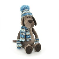 Мягкая игрушка ПЁС БАРБОСЬКА В ШАПОЧКЕ