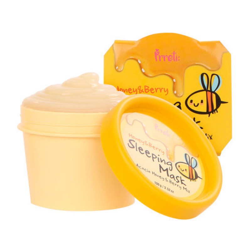 Ночная увлажняющая маска PRRETI Honey & Berry Sleeping Mask - 100 гр