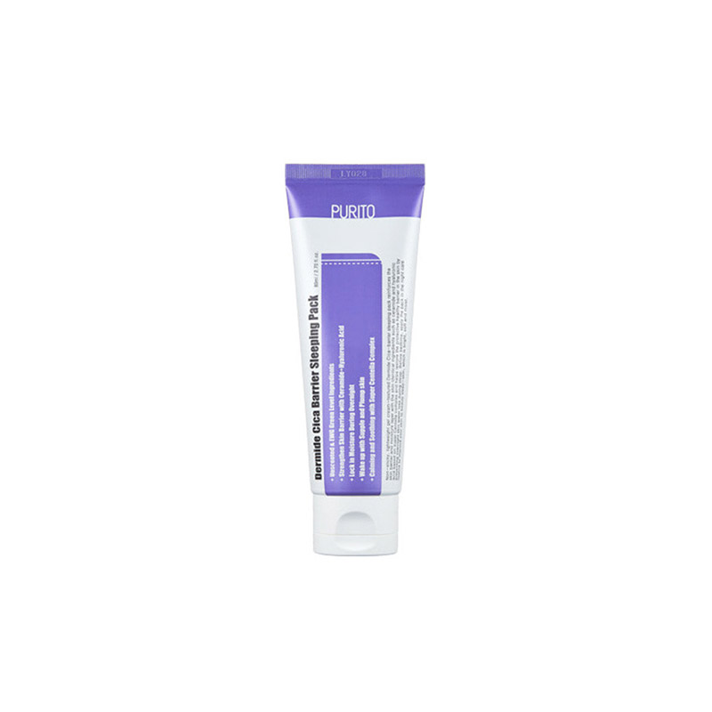 Успокаивающая ночная маска с центеллой PURITO Dermide Cica Barrier Sleeping Pack 80 мл