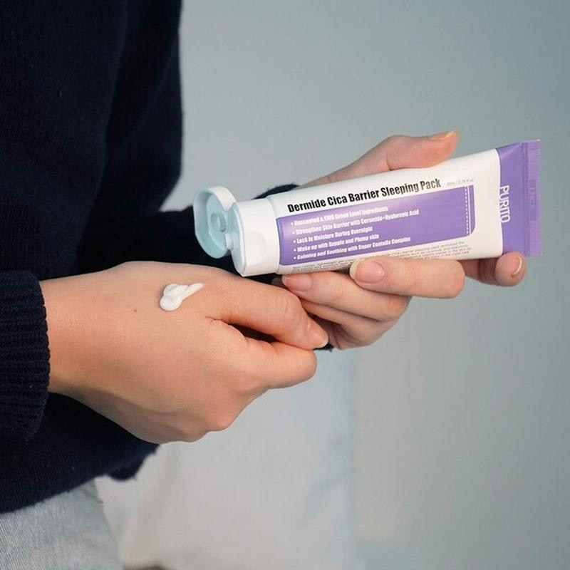 Успокаивающая ночная маска с центеллой PURITO Dermide Cica Barrier Sleeping Pack 80 мл