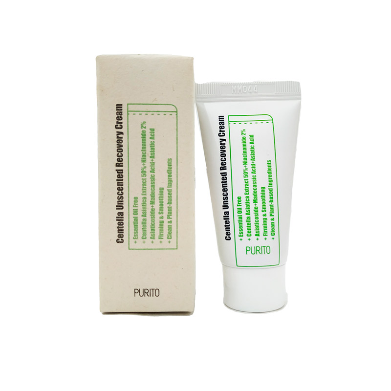 Миниатюра крема с центеллой PURITO Centella Unscented Recovery Cream 12 мл Миниатюра крема с центеллой PURITO Centella Unscented Recovery Cream 12 мл