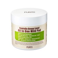 Очищающие увлажняющие пэды с центеллой PURITO Centella Green Level All In One Mild Pad 70 шт