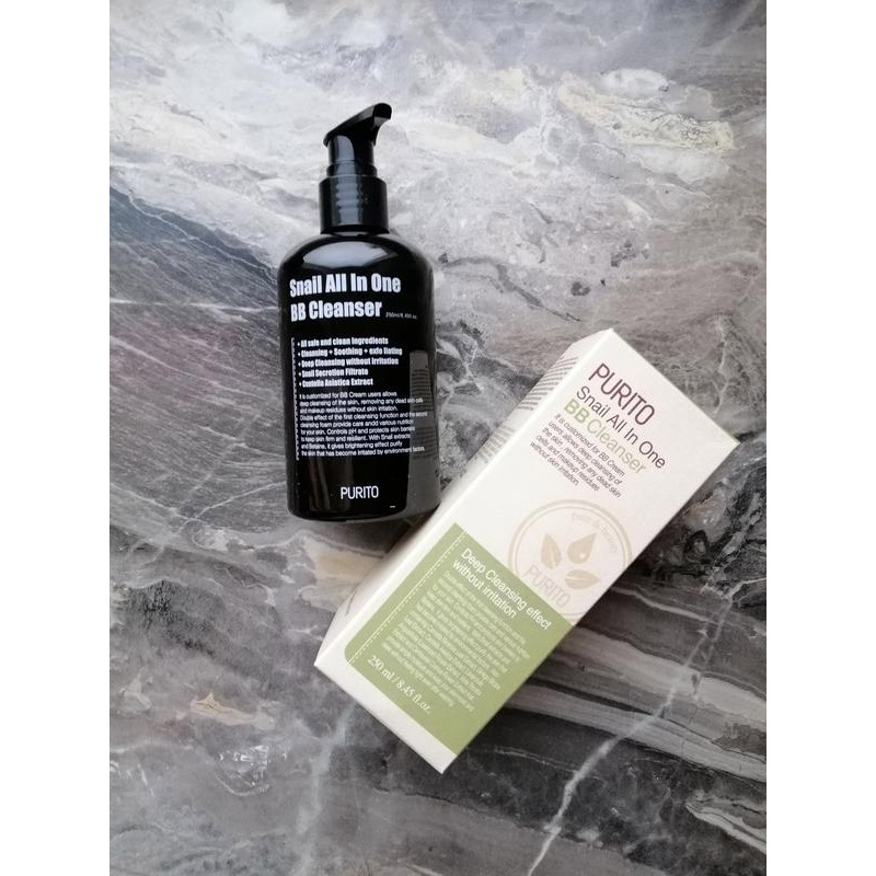 Слабокислотный очищающий гель с муцином улитки PURITO Snail All In One BB Cleanser 250 мл