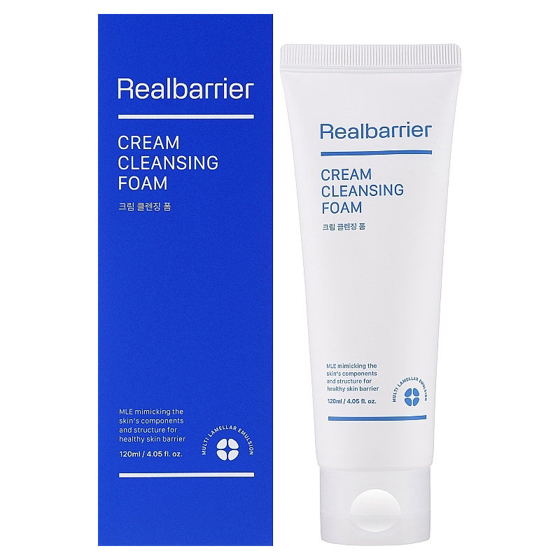Кремовая пенка с нейтральным pH Real Barrier Cream Cleansing Foam 120 мл