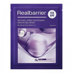 Гидрогелевая маска с ретинолом для сужения пор Real Barrier Retiniol Pore Tightening Serum Gel Mask 30мл