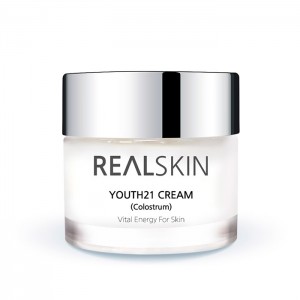 Осветляющий крем для лица REAL SKIN Youth 21 Cream - Colostrum - 50гр
