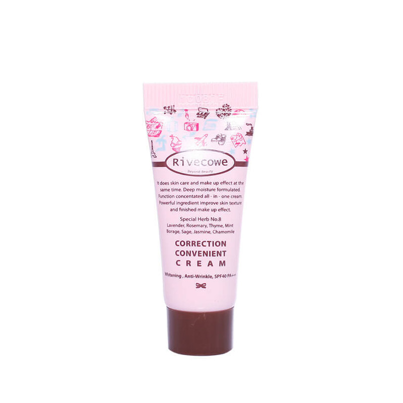 Миниатюра СС крема для лица RIVECOWE Beyond Beauty Correction Convenient Cream SPF43 РА+++ 5 мл Миниатюра СС крема для лица RIVECOWE Beyond Beauty Correction Convenient Cream SPF43 РА+++ 5 мл