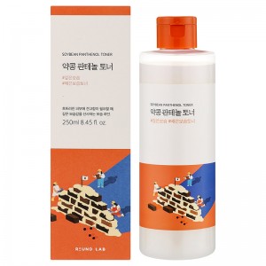 Барьерный тонер с чёрной соей и пантенолом Round Lab Soybean Panthenol Toner 250мл