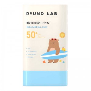 Детский солнцезащитный стик с пантенолом Round Lab Baby Mild Sun Stick SPF50+ PA++++ 21гр