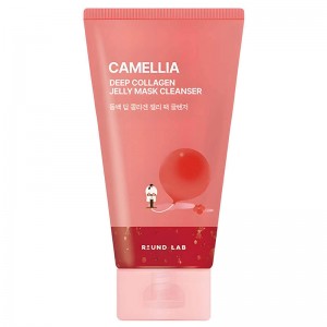 Гель-маска для очищения кожи c камелией Round Lab Camellia Deep Collagen Jelly Mask Cleanser 150мл