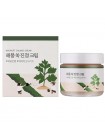 Лёгкий успокаивающий крем с полынью Round Lab Mugwort Calming Cream 80мл