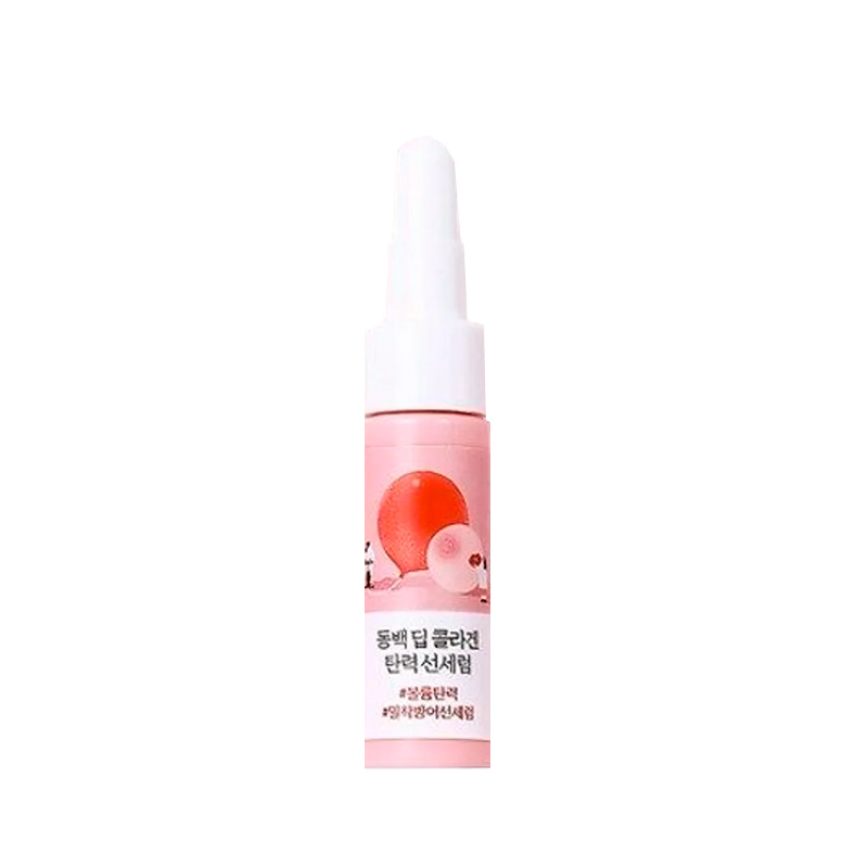 Миниатюра солнцезащитной сыворотки Round Lab Camellia Deep Collagen Firming Sun Serum SPF50+ PA++++