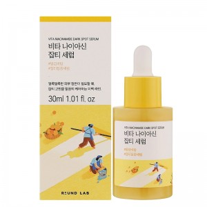 Осветляющая капсульная сыворотка с ниацинамидом Round Lab Vita Niacinamide Dark Spot Serum 30мл