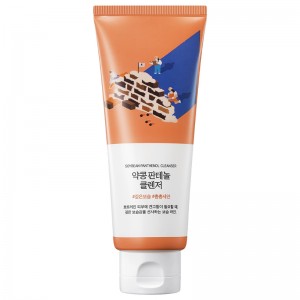Пенка для умывания с чёрной соей и пантенолом Round Lab Soybean Panthenol Cleanser 150мл 
