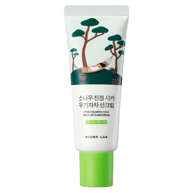 Солнцезащитный крем Round Lab Pine Calming Cica Mild-Up Sunscreen SPF50+ PA++++ 40 мл