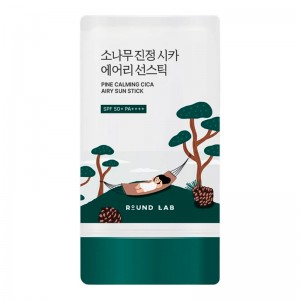 Солнцезащитный стик Round Lab Pine Calming Cica Airy Sun Stick SPF50+ PA++++ 19гр
