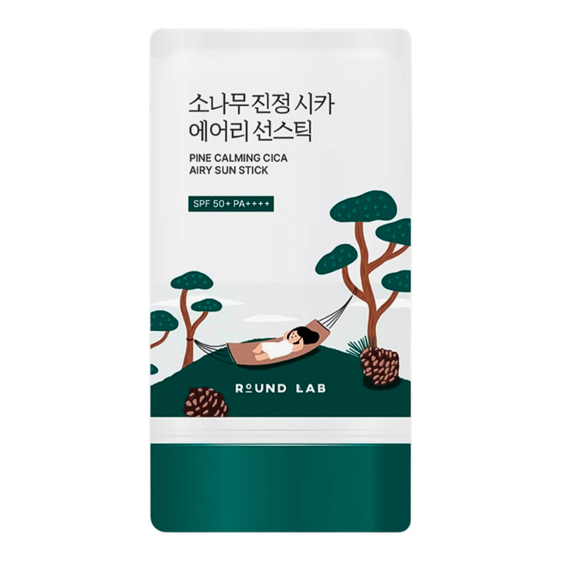 Солнцезащитный стик Round Lab Pine Calming Cica Airy Sun Stick SPF50+ PA++++ 19гр