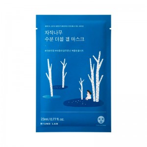 Усиленная смягчающая тканевая маска Round Lab Birch Juice Moisturizing Double Gel Mask 23 мл