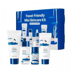 Travel-набор средств с берёзовым соком Round Lab Birch Juice Trial Kit 
