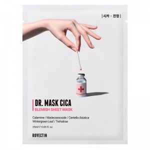 Успокаивающая тканевая маска Rovectin Dr. Mask Cica 25мл