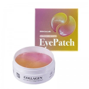 Гидрогелевые патчи с коллагеном и экстрактом граната Shincos.lab 2 in 1 Two Tone Collagen Hydrogel Eye Patch 60шт