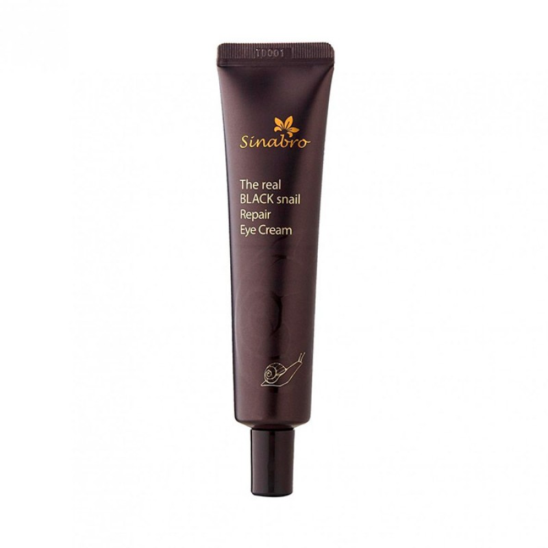 Восстанавливающий крем для век SINABRO The Real Black Snail Repair Eye Cream - 45 мл