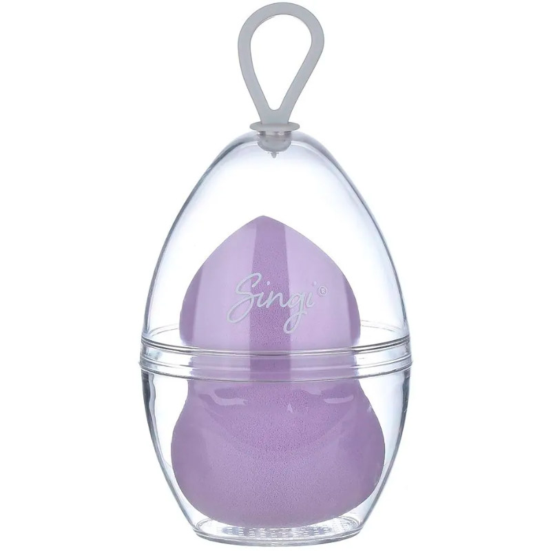 Спонж для нанесения макияжа гитара Singi Purple Sponge 1 шт Спонж для нанесения макияжа гитара Singi Purple Sponge 1 шт