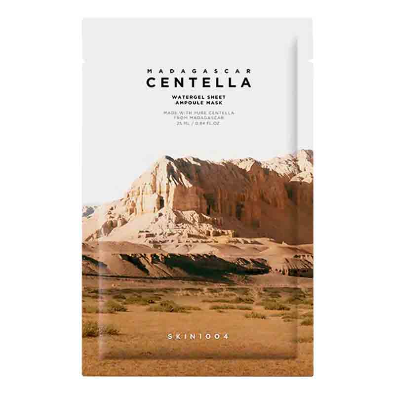 Маска тканевая ампульная с центеллой SKIN1004 Madagascar Centella Watergel Sheet Ampoule Mask 25мл