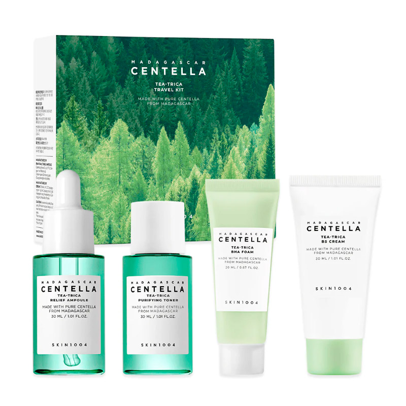 Набор против акне с BHA и центеллой Skin1004 Tea-Trica Travel Kit