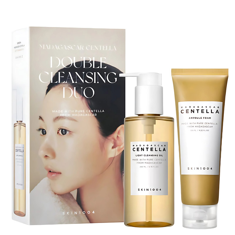 Набор полноразмерных средств для очищения кожи SKIN1004 Madagascar Centella Double Cleansing Duo