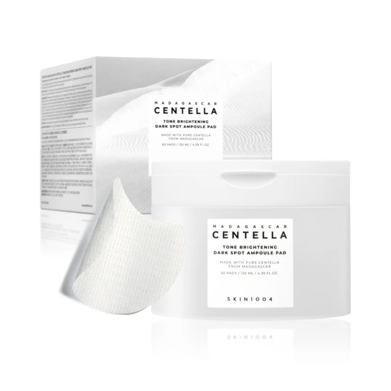 Осветляющие пэды SKIN1004 Madagascar Centella Tone Brightening Dark Spot Ampoule Pad 60 шт