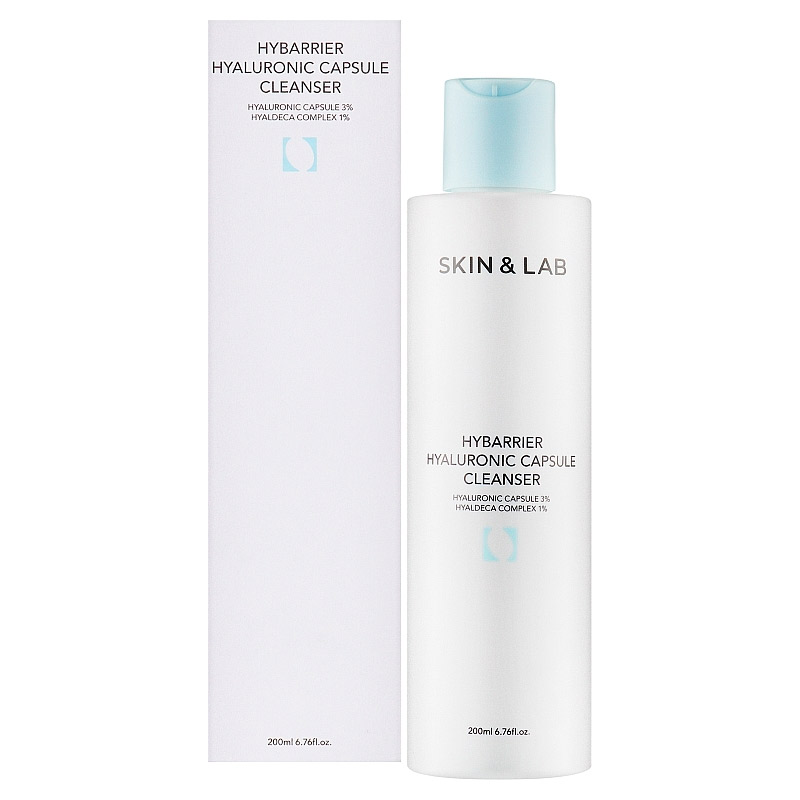 Капсульный увлажняющий гель для умывания SKIN LAB Hybarrier Hyaluronic Capsule Cleanser 200мл