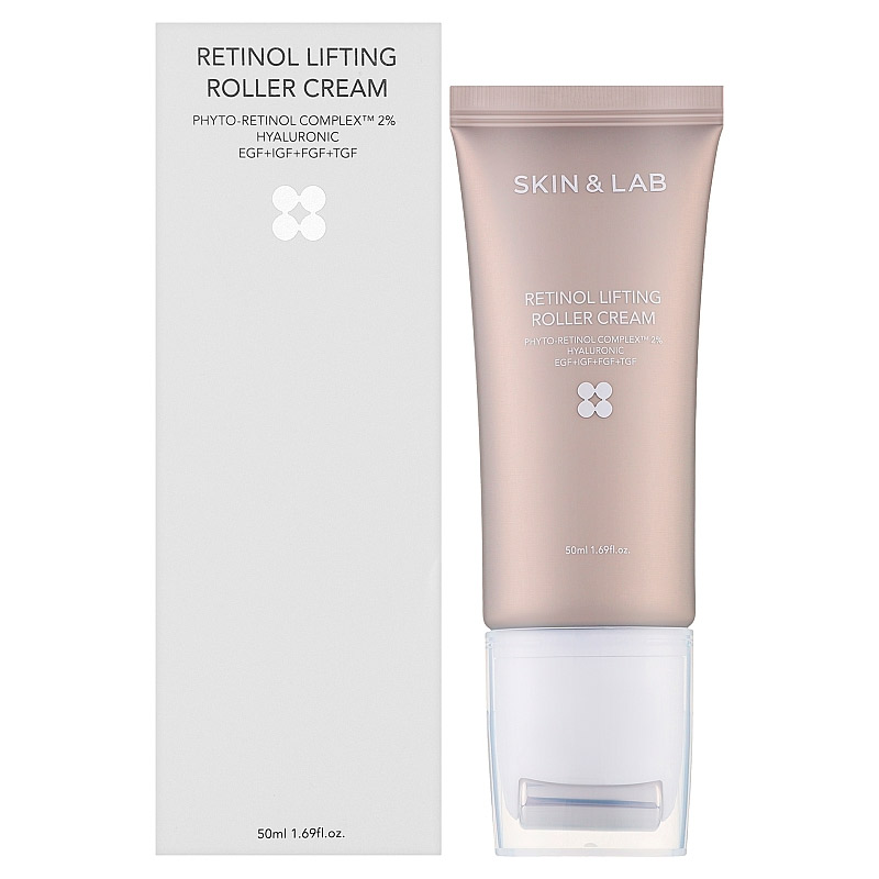 Массажный лифтинг-крем с ретинолом и пептидами SKIN LAB Retinol Lifting Roller Cream 50мл