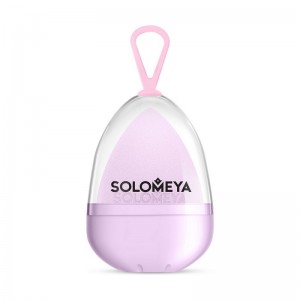 Косметический спонж для макияжа SOLOMEYA Purple-pink