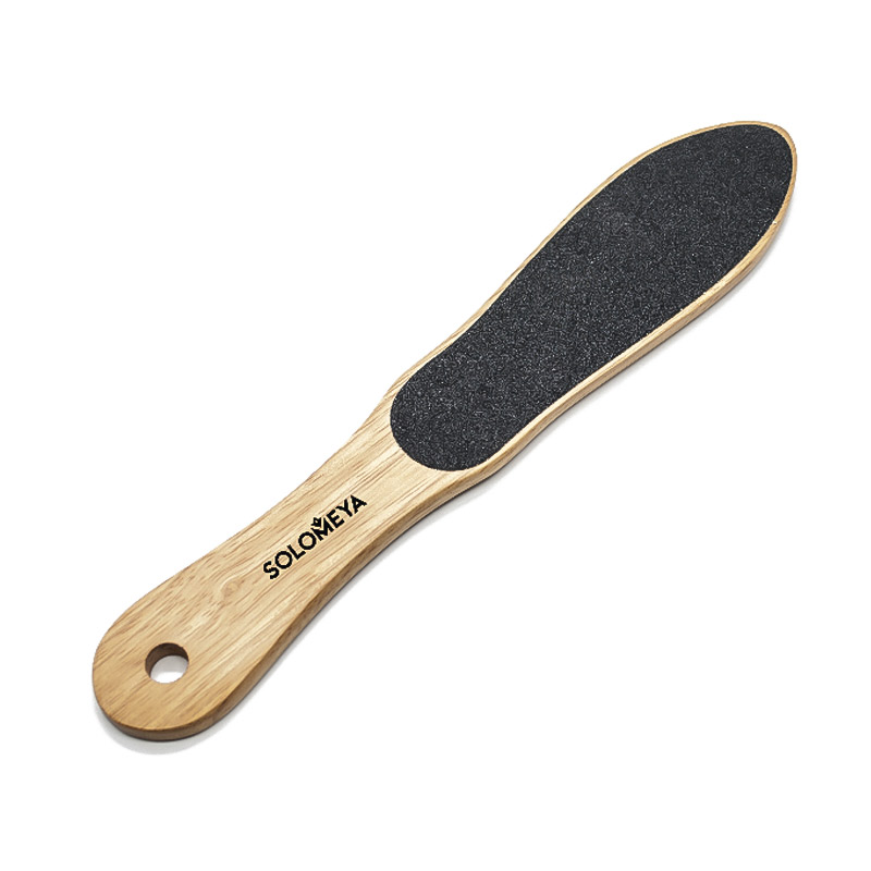 Профессиональная пилка для педикюра SOLOMEYA Professional Wooden Foot File Foot Shape 1 шт