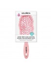 Расческа массажная для сухих и влажных волос с широкими зубьями SOLOMEYA Wide Teeth Air Cushion Brush For Wet Dry Hair Pink