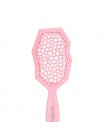 Расческа массажная для сухих и влажных волос с широкими зубьями SOLOMEYA Wide Teeth Air Cushion Brush For Wet Dry Hair Pink
