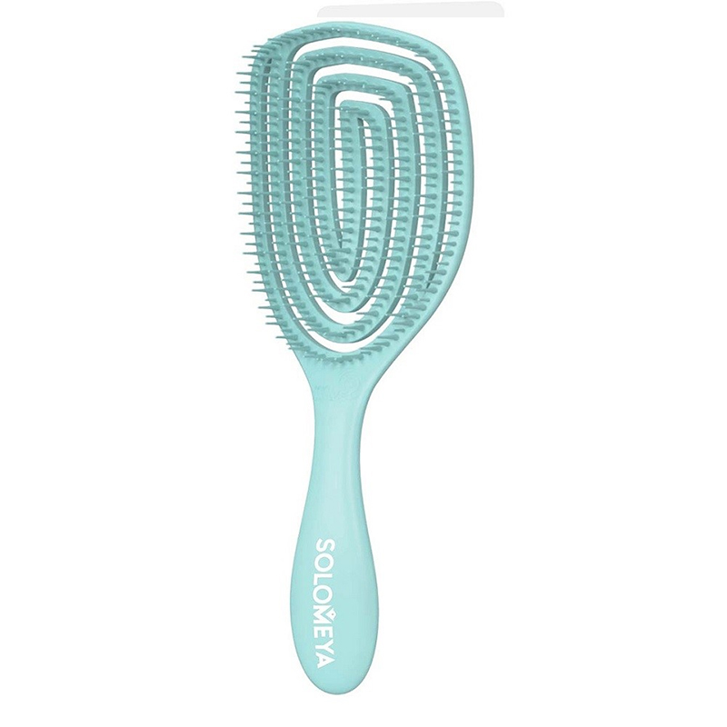 Расческа для сухих и влажных волос с ароматом Жасмин SOLOMEYA Wet Detangler Brush Oval Jasmine 1шт
