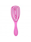 Расческа для сухих и влажных волос с ароматом Малина SOLOMEYA Wet Detangler Brush Oval Raspberry 1шт