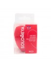 Спонж для макияжа Сердце SOLOMEYA Heart Shape Blending Sponge Red 1шт