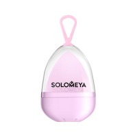 Спонж косметический со срезом для макияжа SOLOMEYA Flat End Blending Sponge Lilac