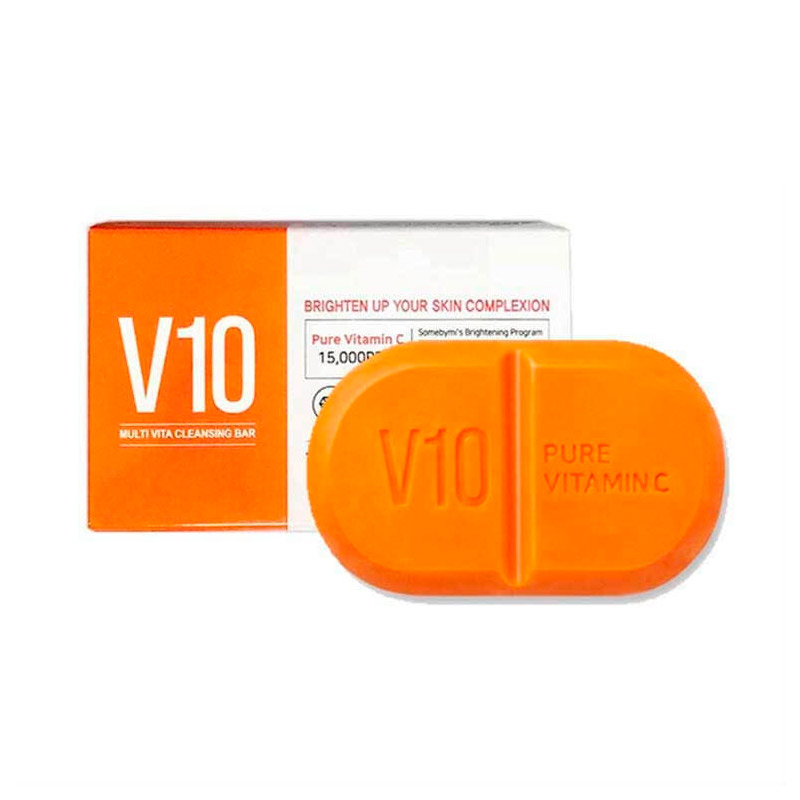 Очищающее мыло с витаминным комплексом Some By Mi Vitamin C V10 Cleansing Bar 106гр Очищающее мыло с витаминным комплексом Some By Mi Vitamin C V10 Cleansing Bar 106гр