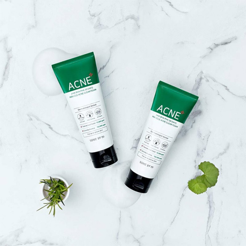 Пенка для проблемной кожи SOME BY MI 30 Days Miracle Acne Clear Foam - 100 мл