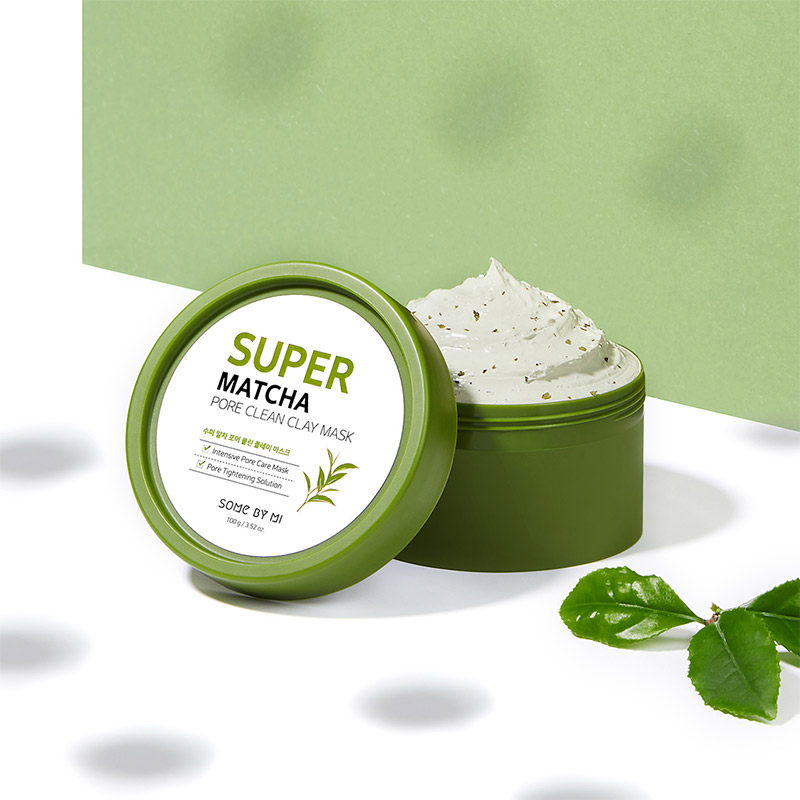 Очищающая глиняная маска с чаем матча SOME BY MI Super Matcha Pore Clean Clay Mask 100 гр