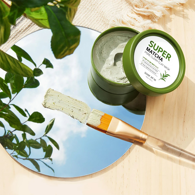 Очищающая глиняная маска с чаем матча SOME BY MI Super Matcha Pore Clean Clay Mask 100 гр