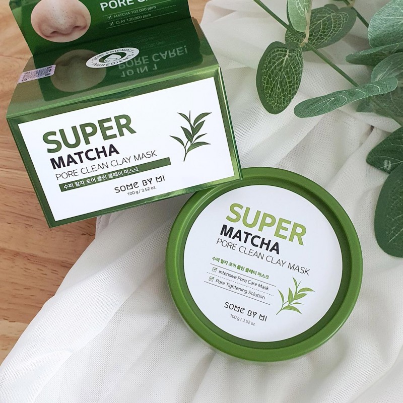 Очищающая глиняная маска с чаем матча SOME BY MI Super Matcha Pore Clean Clay Mask 100 гр