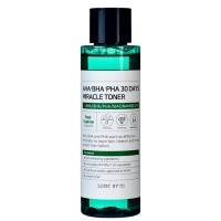Кислотный тоник для проблемной кожи SOME BY MI AHA-BHA-PHA 30 Days Miracle Toner - 150 мл