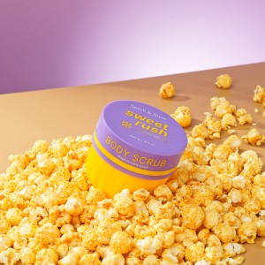 Скраб для тела с ароматом соленой карамели Spark Glow Body Scrub Purple Toffee Scent 400гр